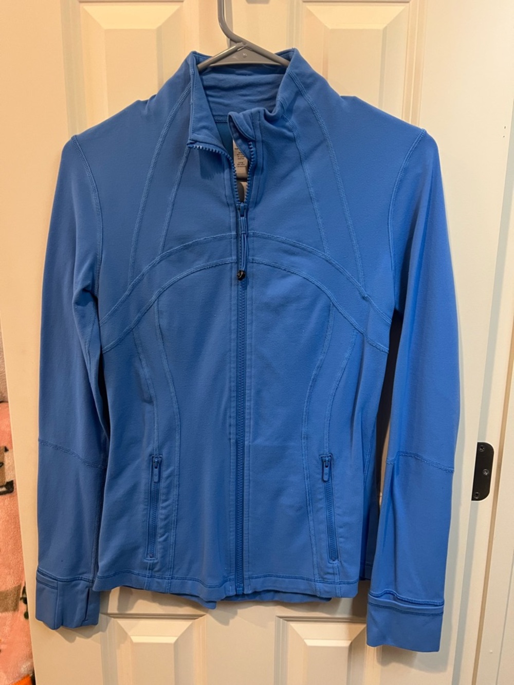 lululemon athletica Blue Full-Zip Bomber Jacket